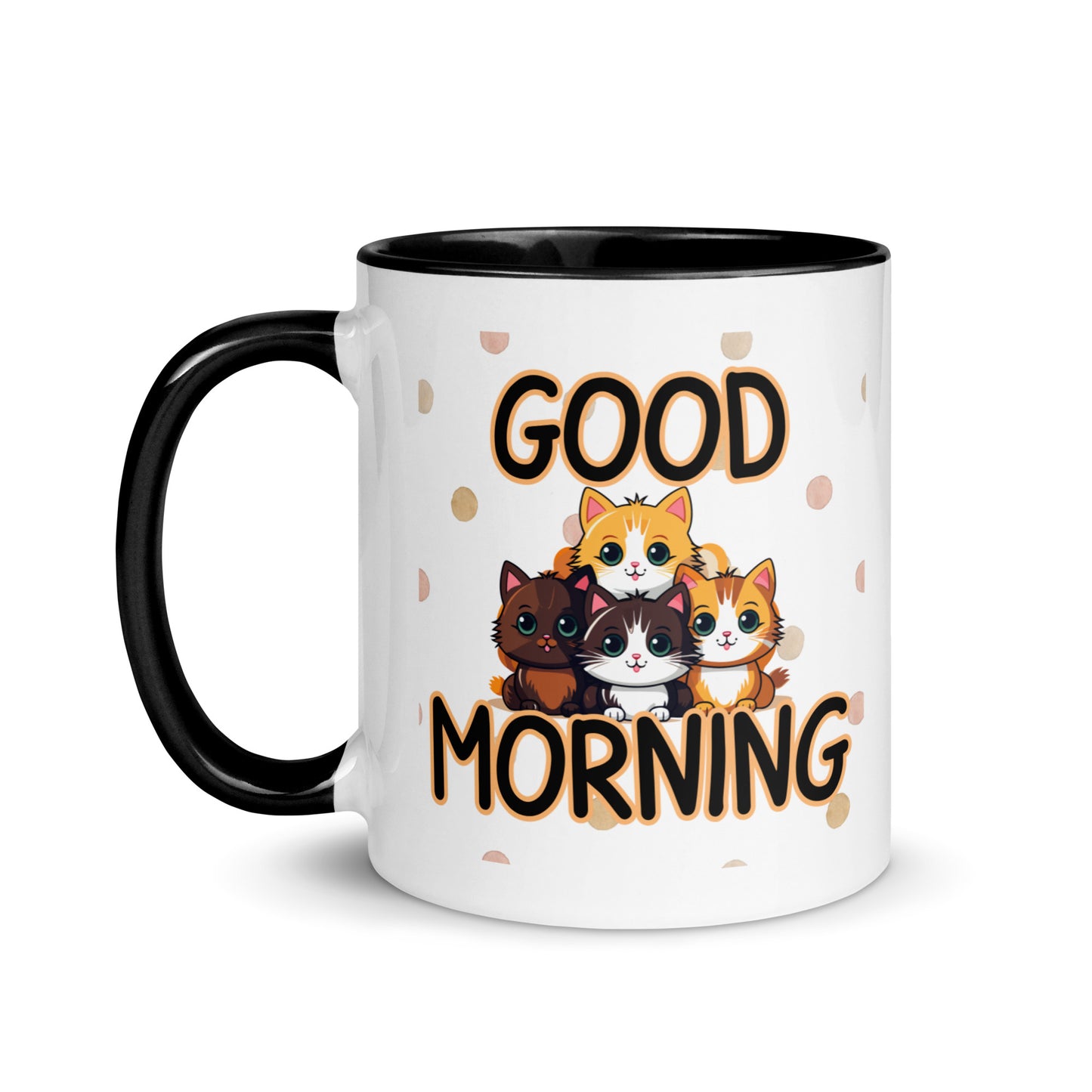 Good Morning Cats: Mug with Color Inside
