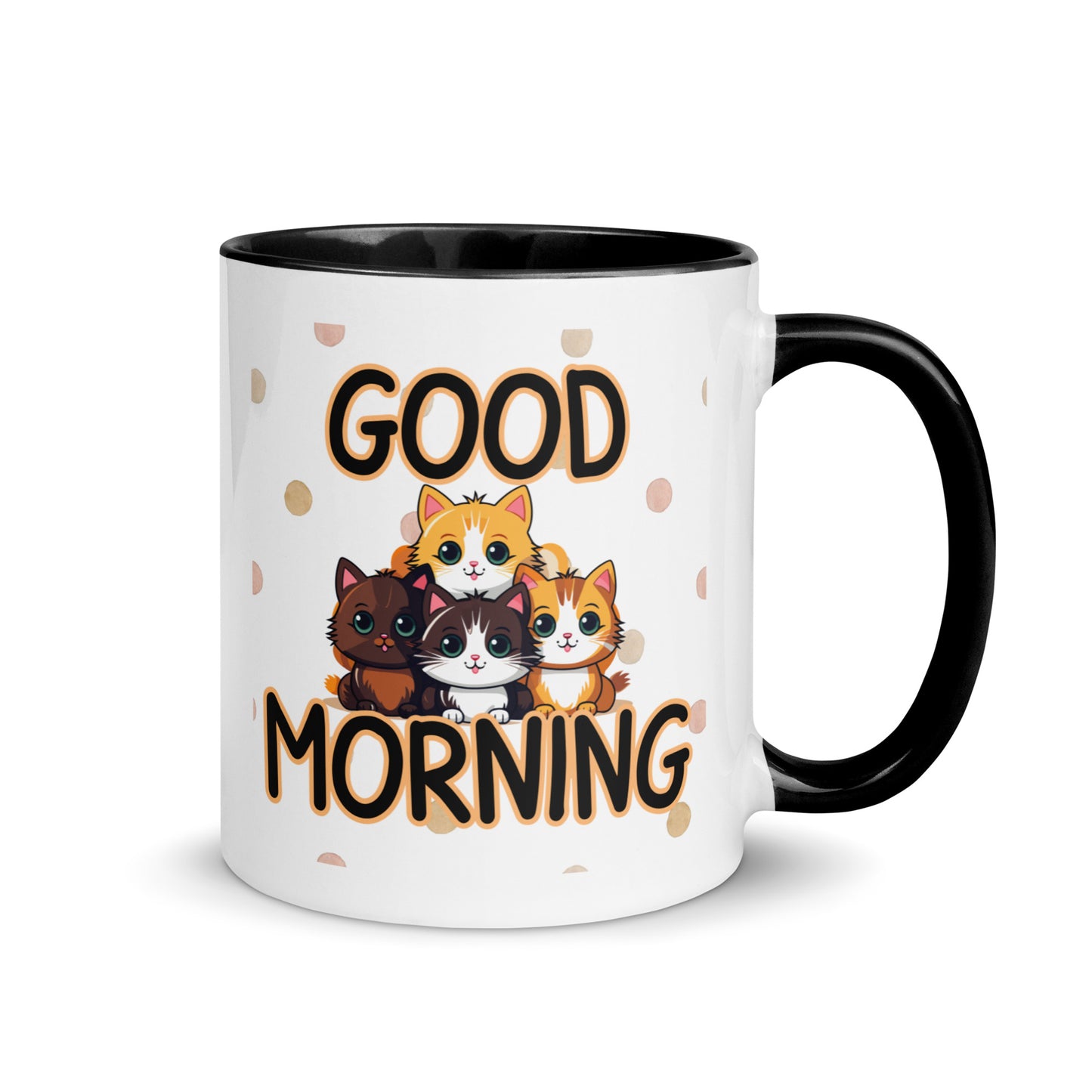 Good Morning Cats: Mug with Color Inside