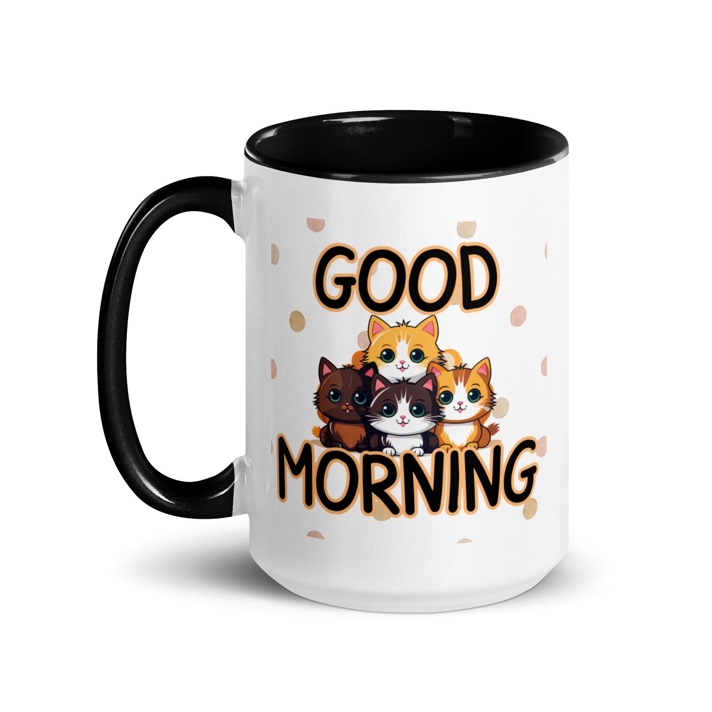 Good Morning Cats: Mug with Color Inside