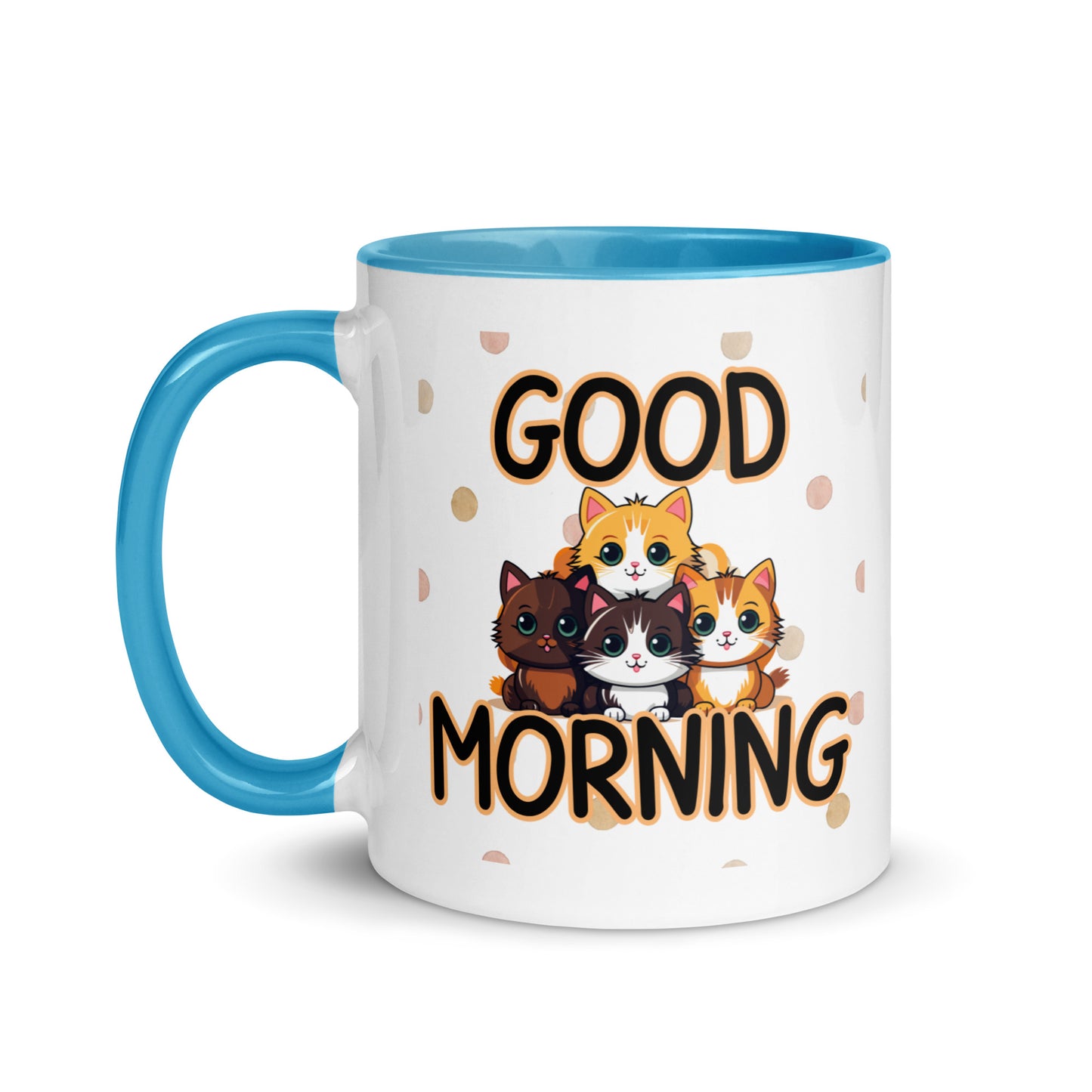 Good Morning Cats: Mug with Color Inside