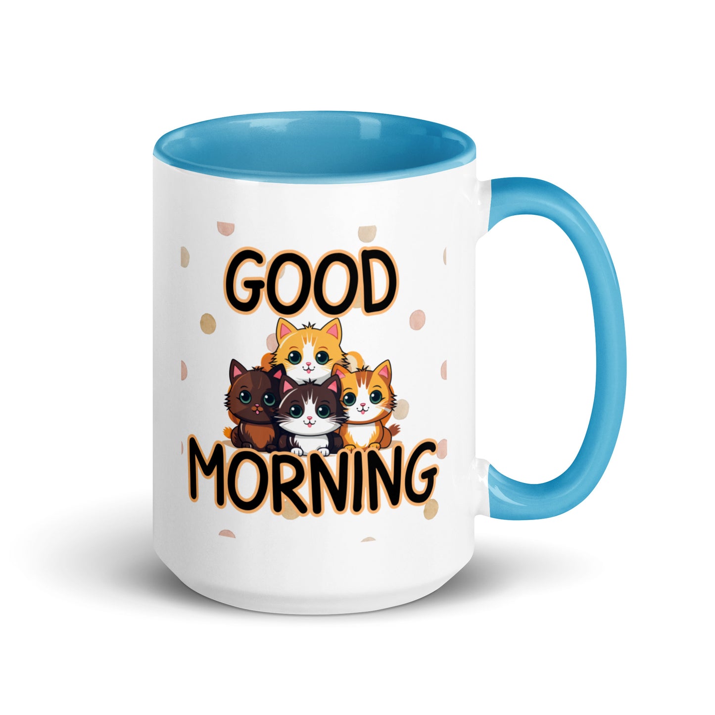 Good Morning Cats: Mug with Color Inside