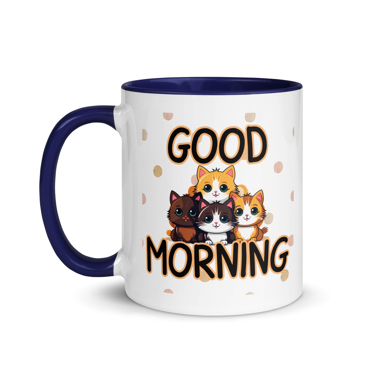 Good Morning Cats: Mug with Color Inside