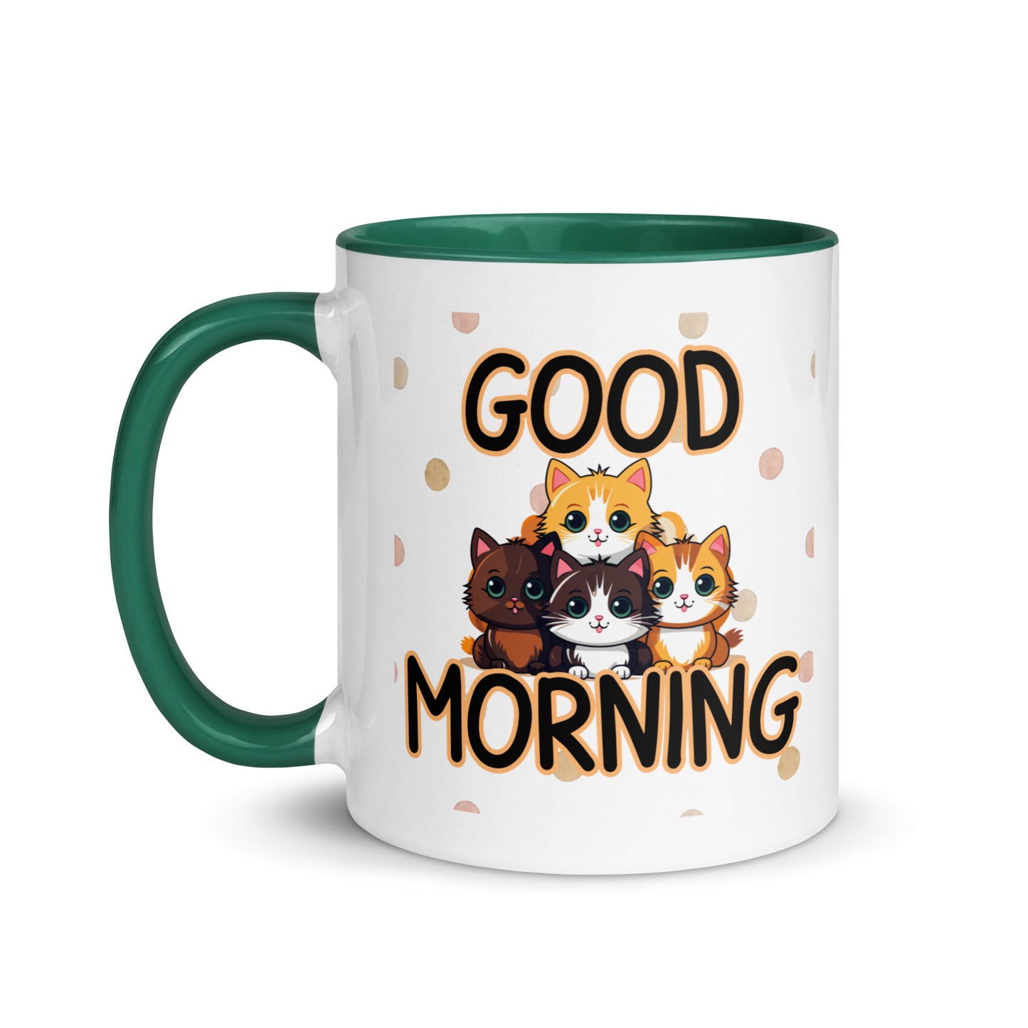 Good Morning Cats: Mug with Color Inside