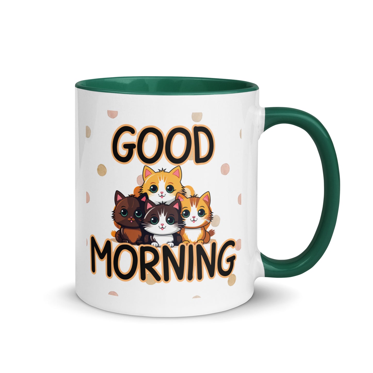 Good Morning Cats: Mug with Color Inside