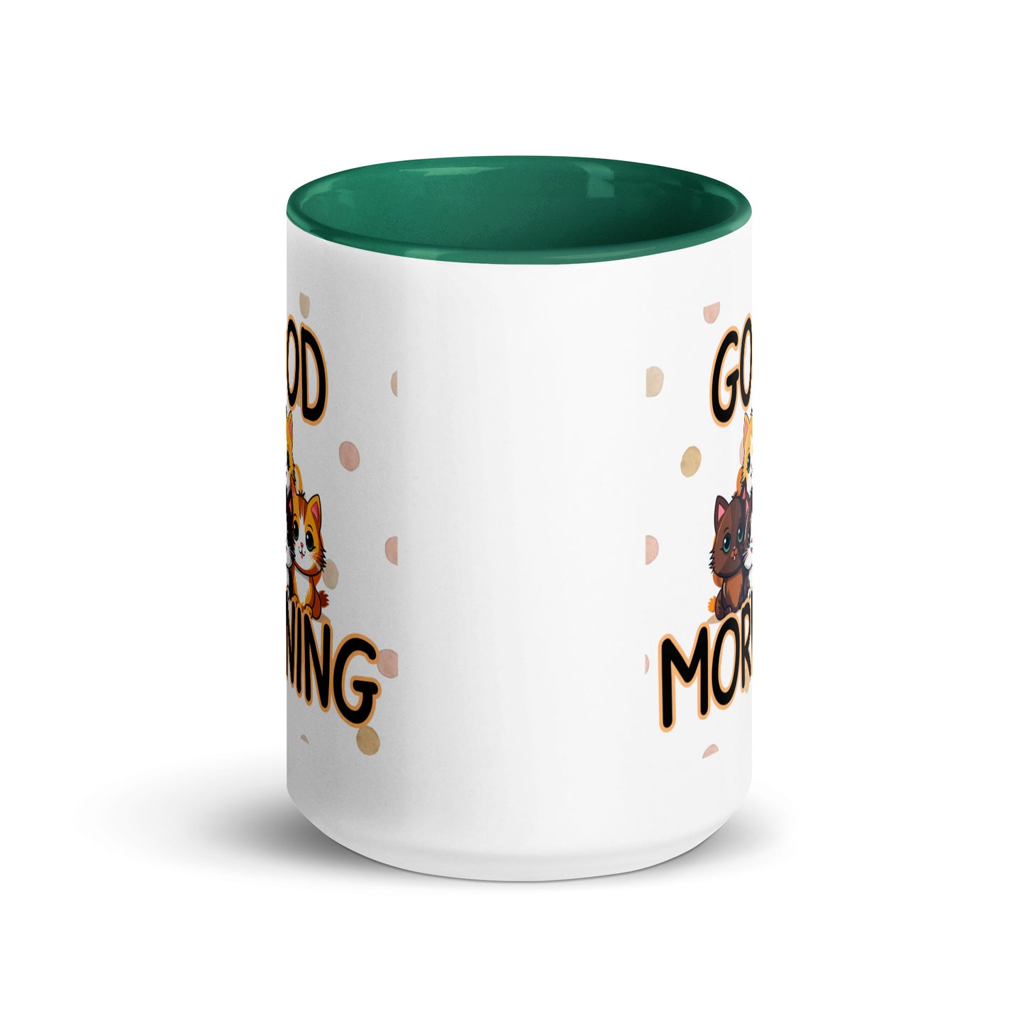 Good Morning Cats: Mug with Color Inside