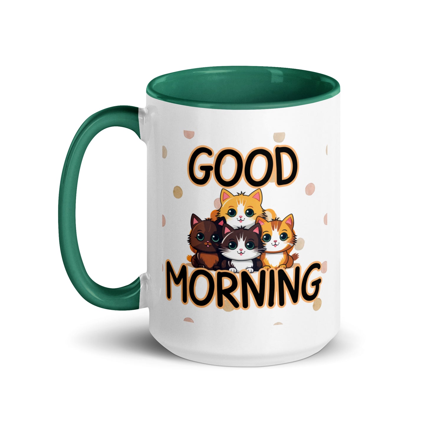 Good Morning Cats: Mug with Color Inside