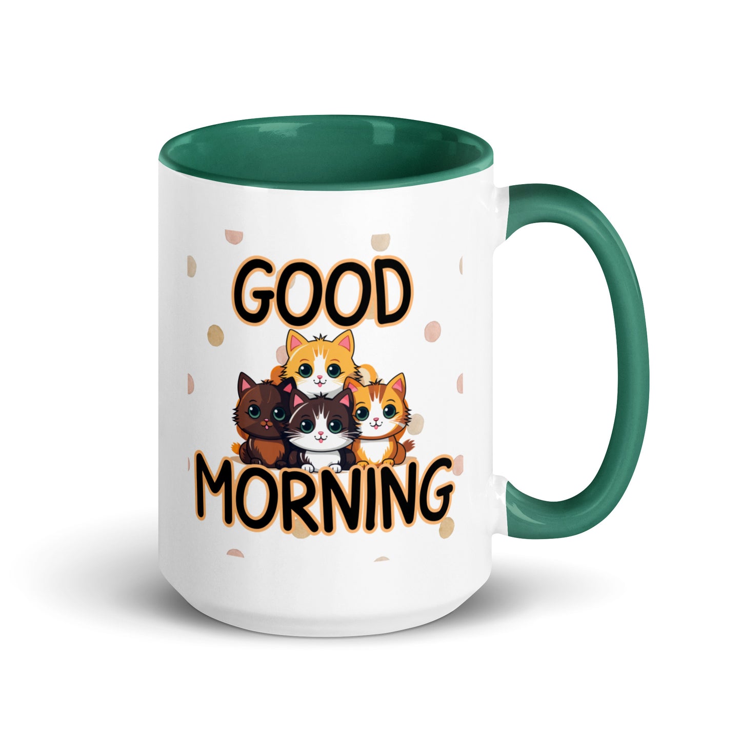 Good Morning Cats: Mug with Color Inside