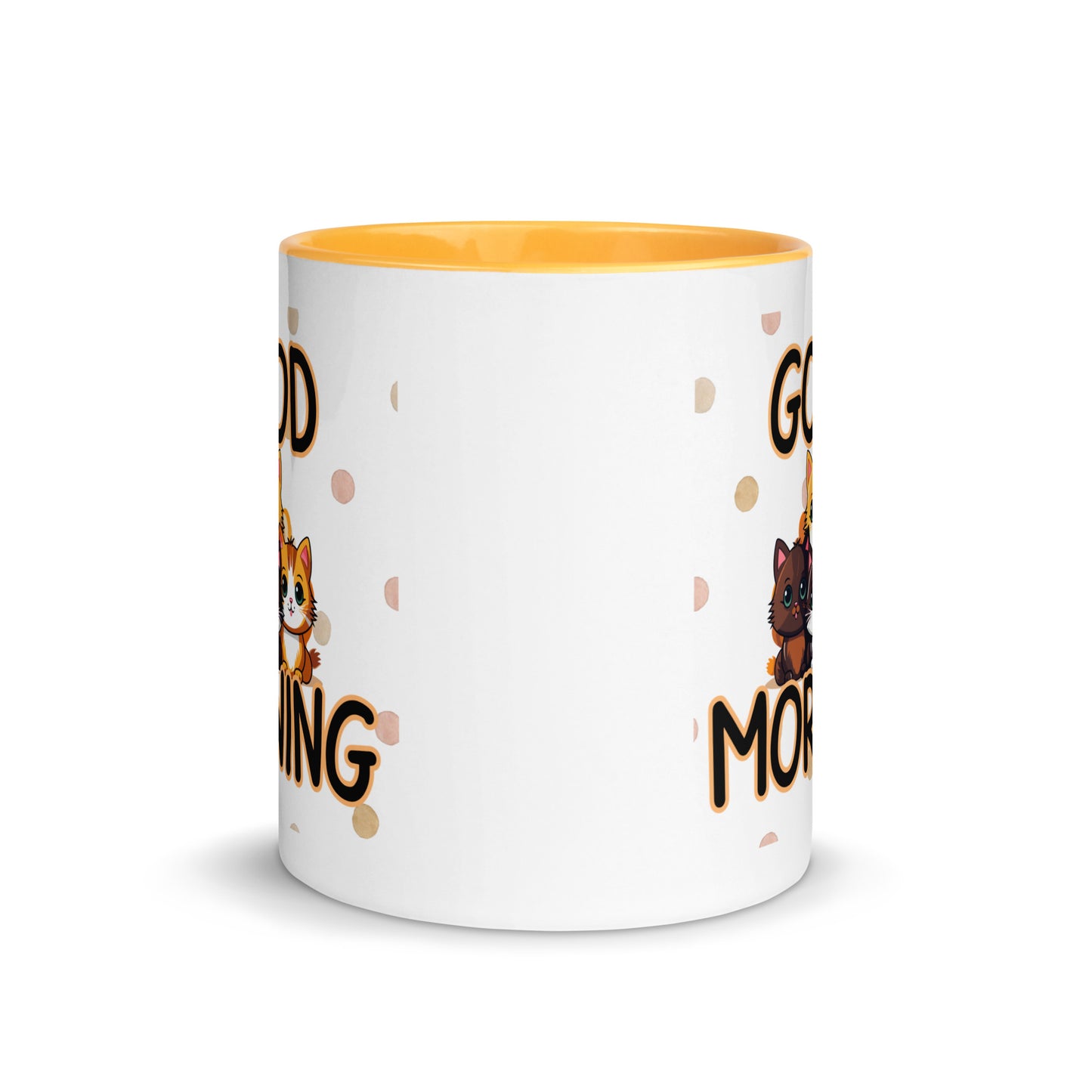 Good Morning Cats: Mug with Color Inside