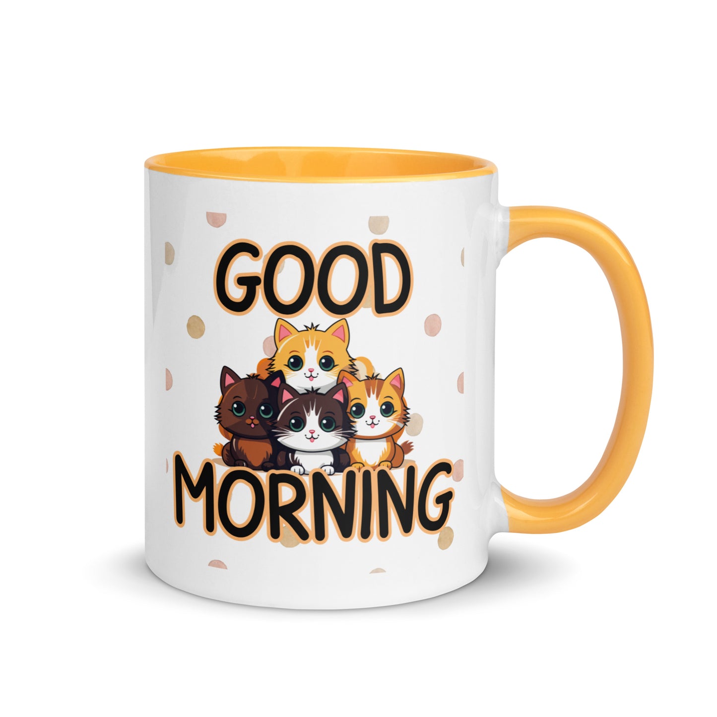 Good Morning Cats: Mug with Color Inside