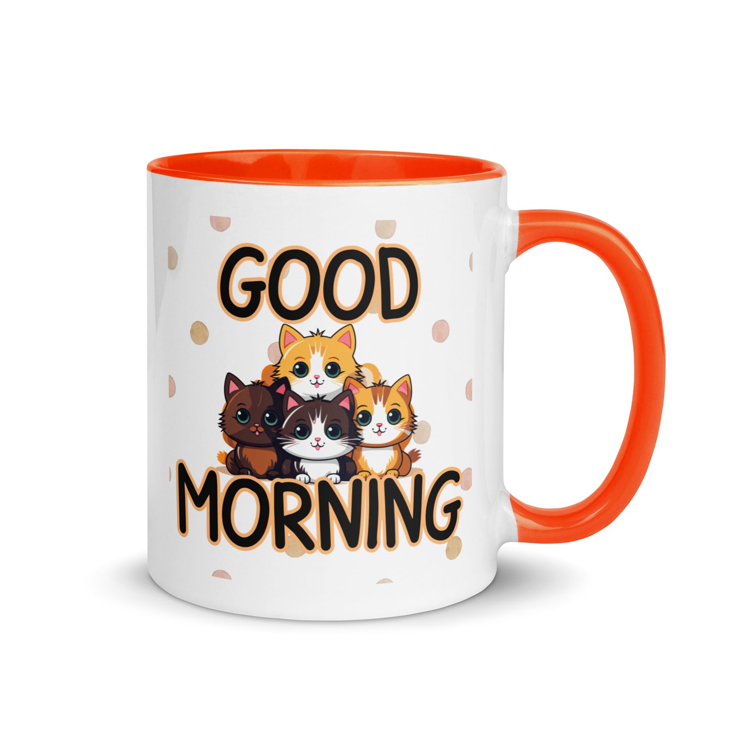 Good Morning Cats: Mug with Color Inside