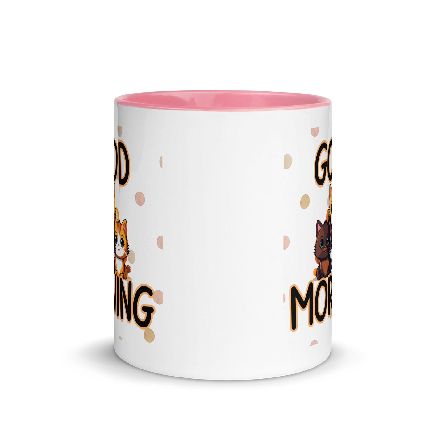 Good Morning Cats: Mug with Color Inside