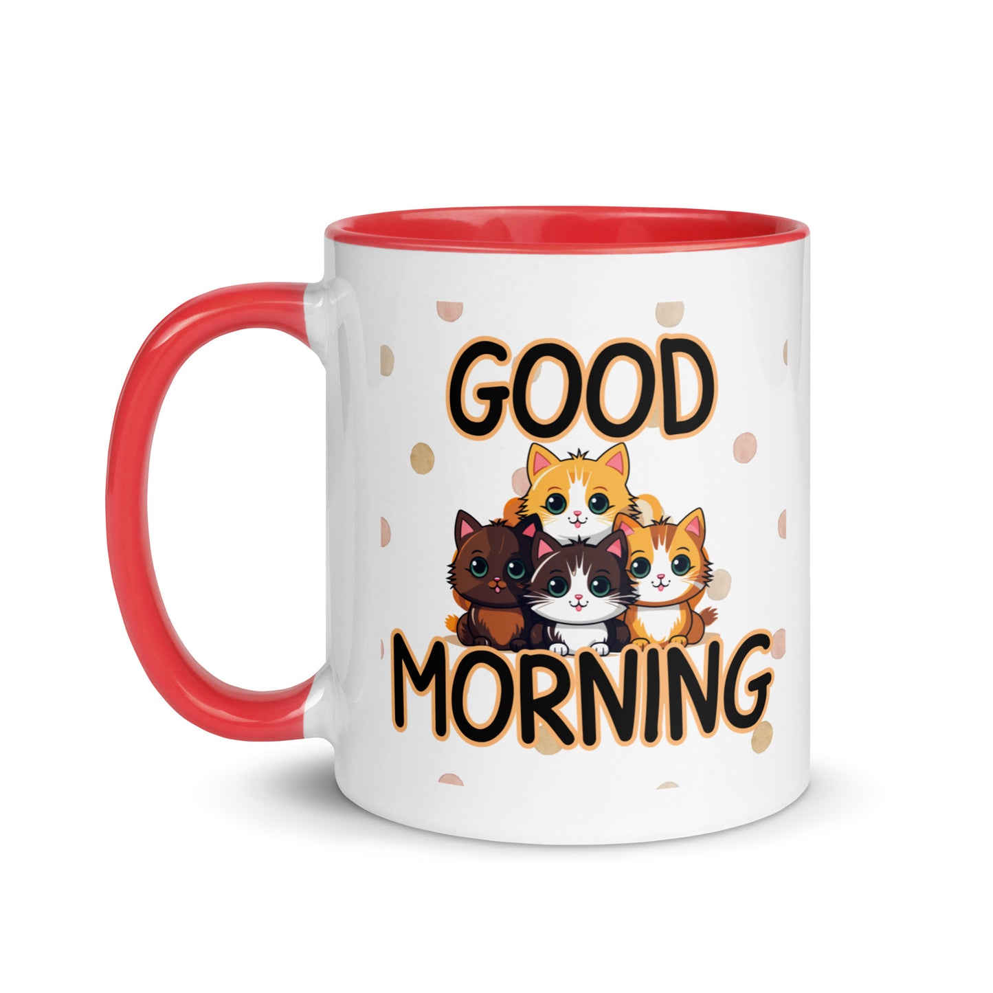 Good Morning Cats: Mug with Color Inside