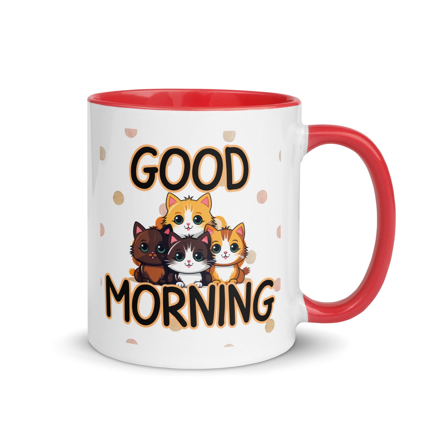 Good Morning Cats: Mug with Color Inside
