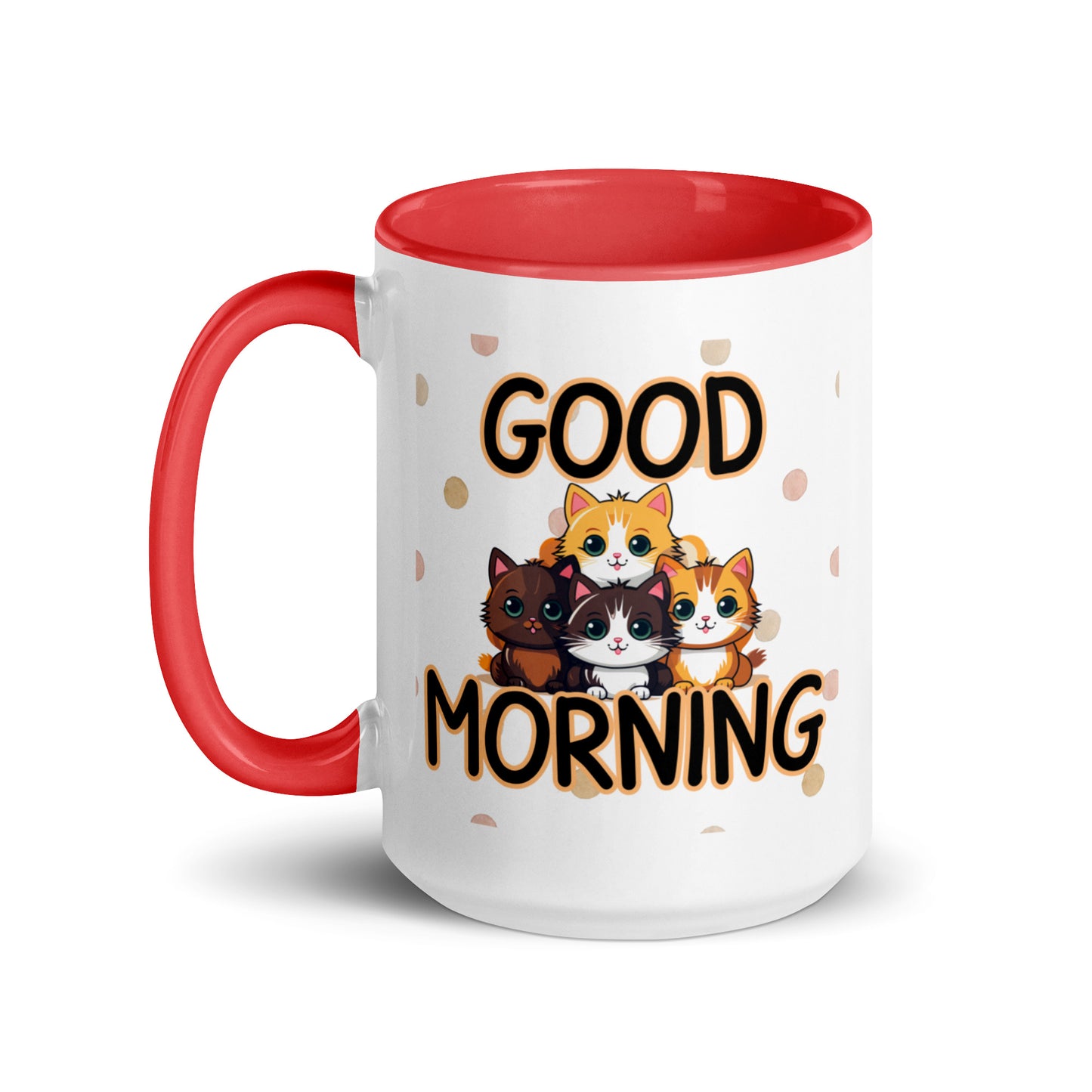 Good Morning Cats: Mug with Color Inside
