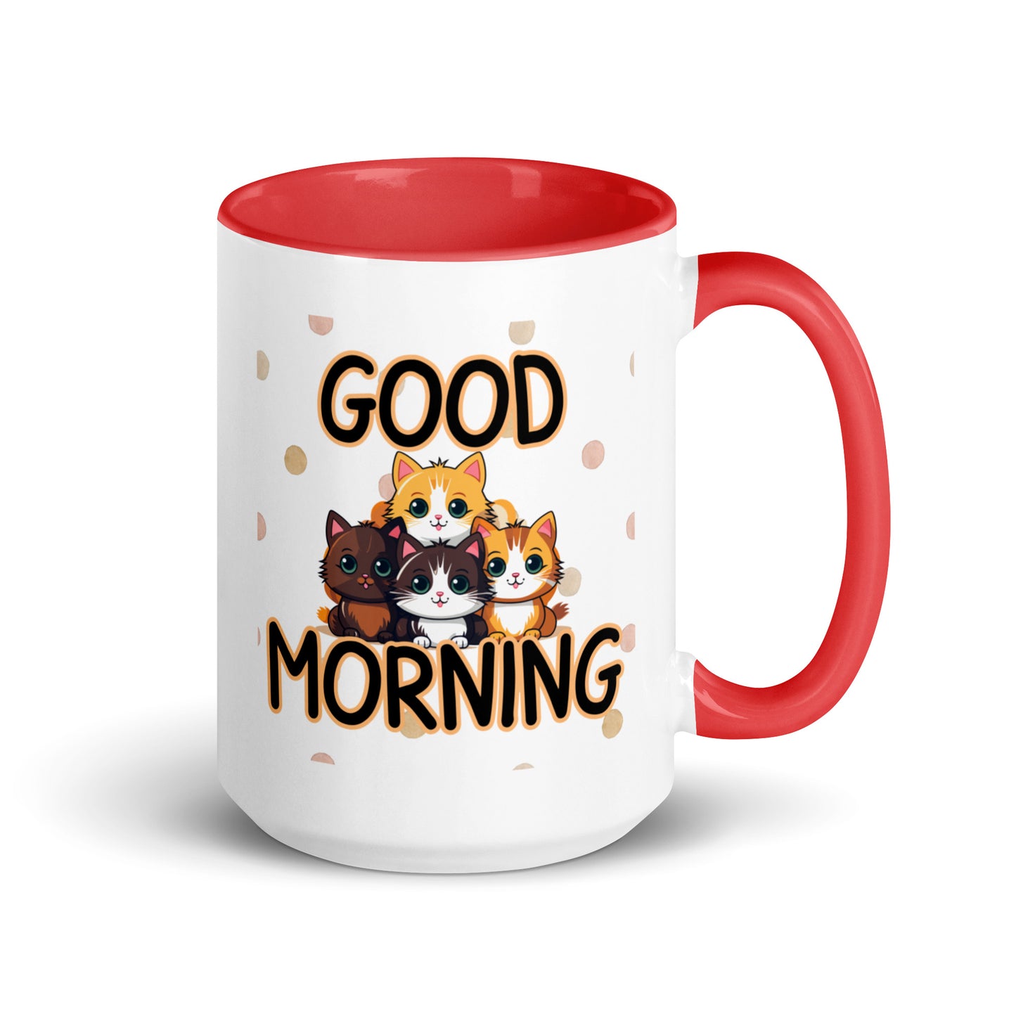 Good Morning Cats: Mug with Color Inside