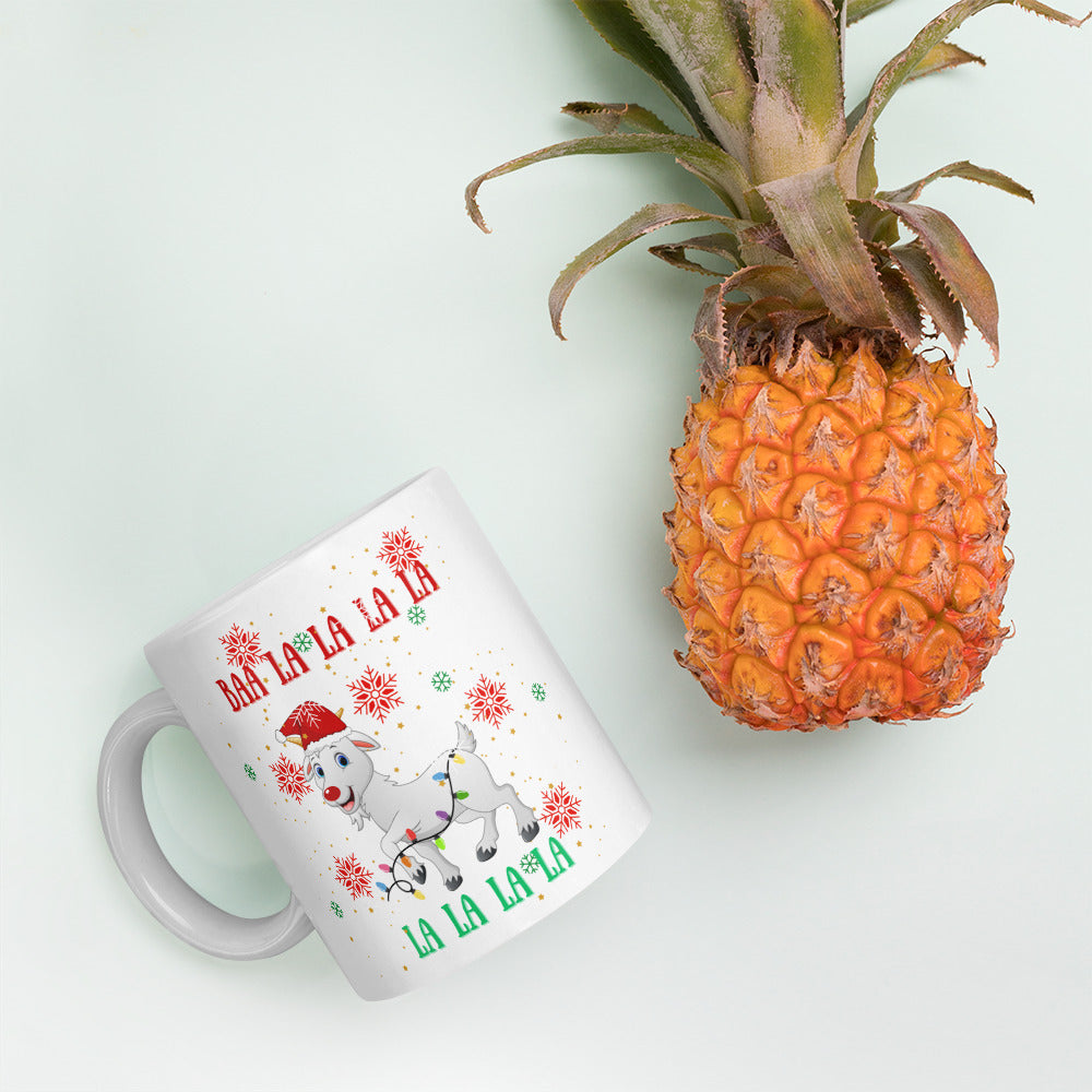BAA LA LA LA LA: White glossy mug
