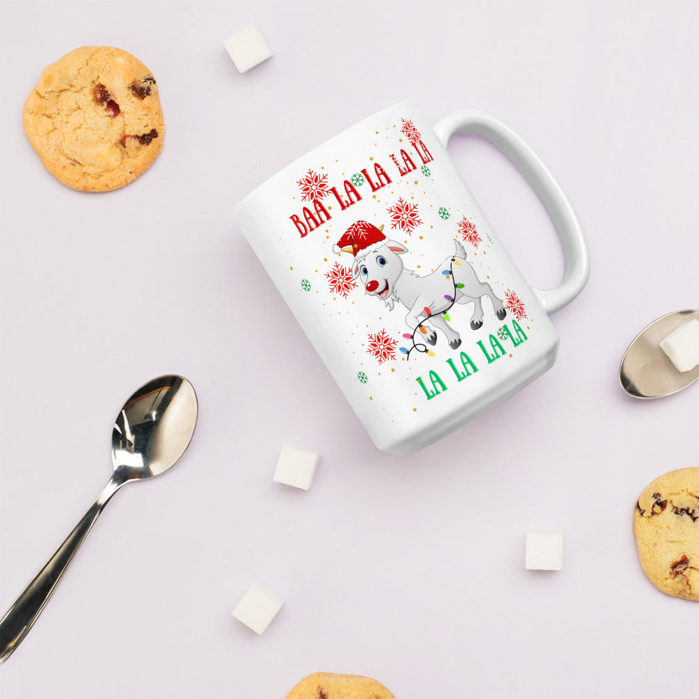 BAA LA LA LA LA: White glossy mug