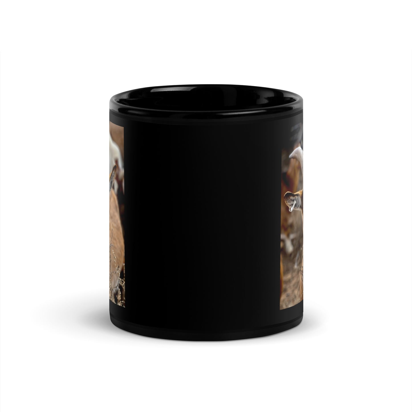 Little Dude: Black Glossy Mug