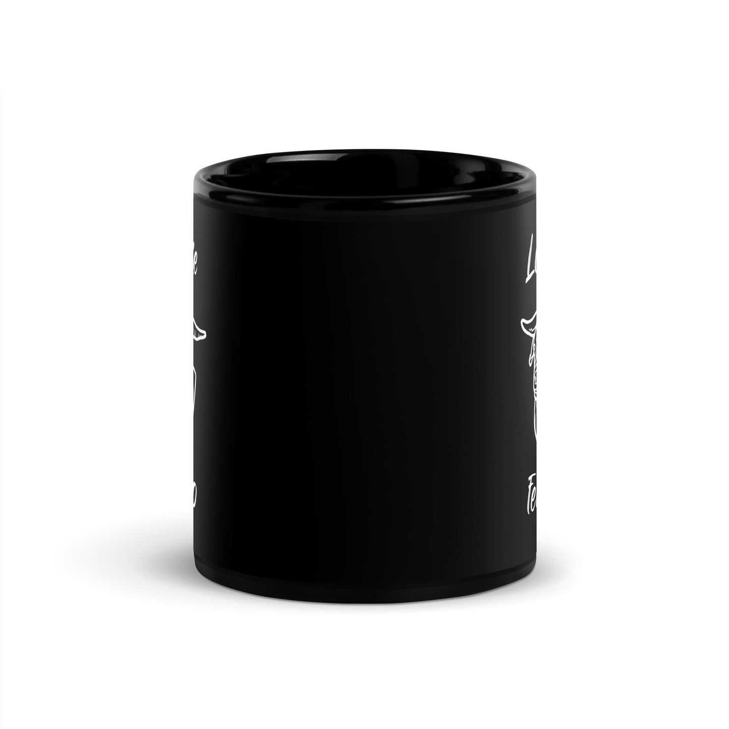 Love Like Fernando: Black Glossy Mug