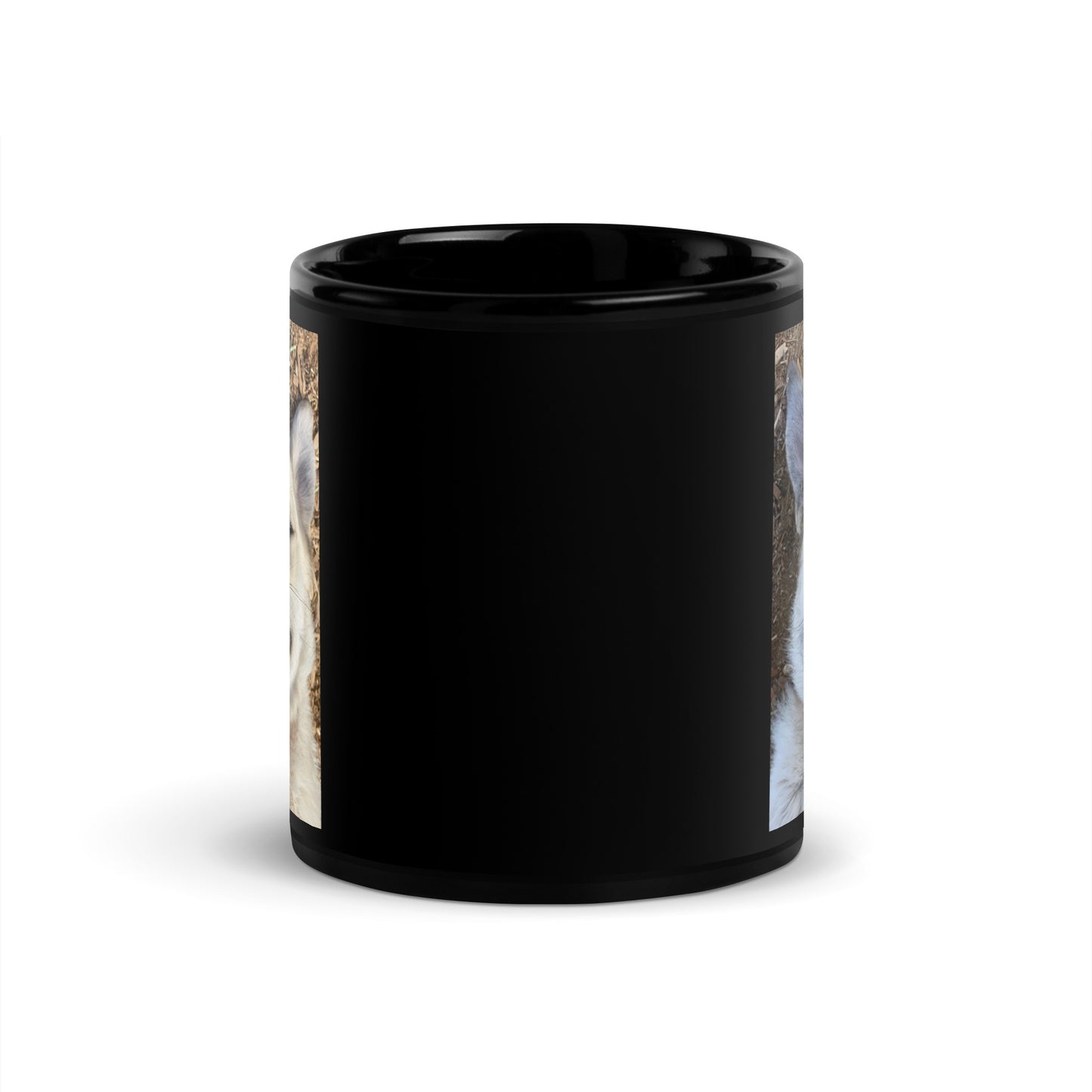 Goofy Gus: Black Glossy Mug