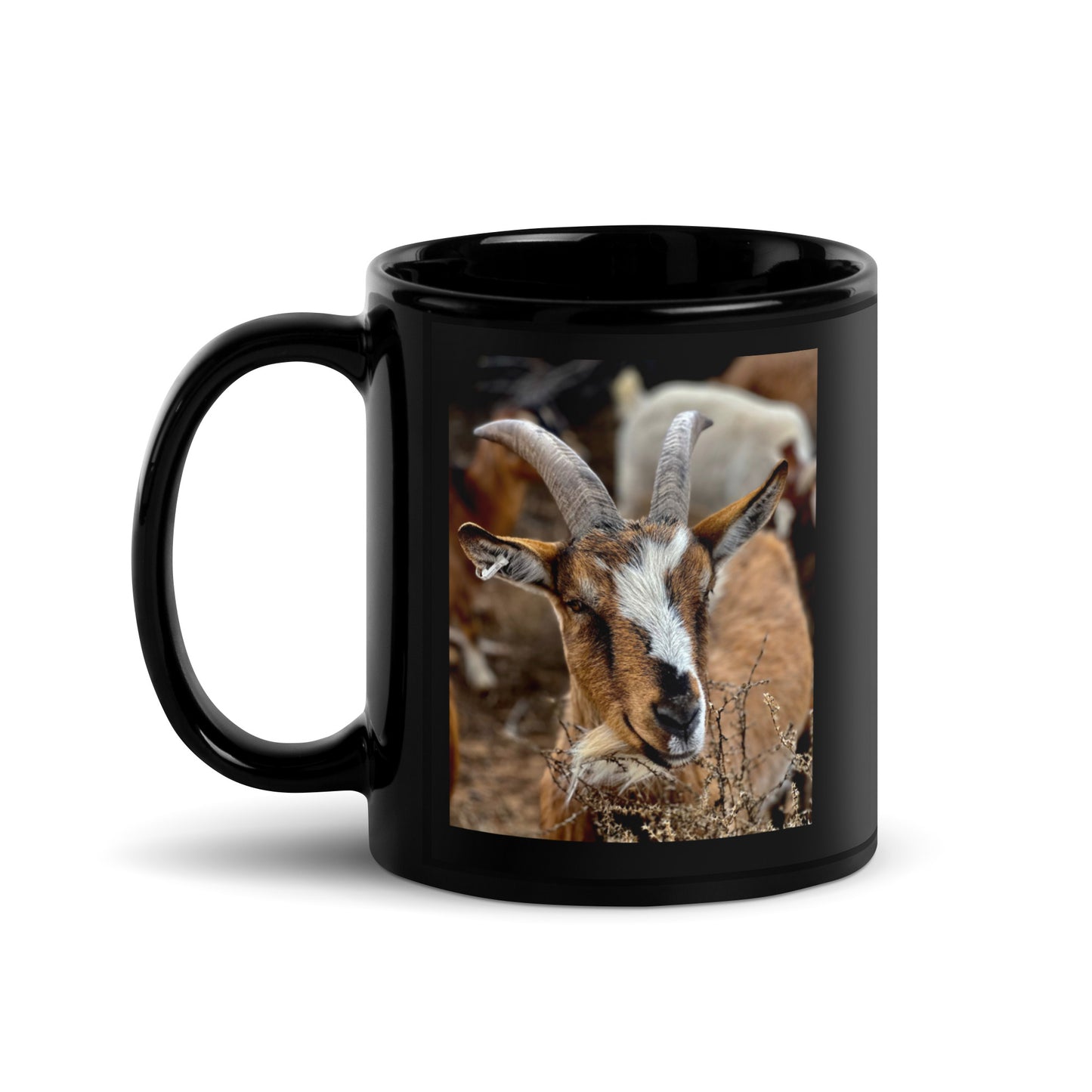 Little Dude: Black Glossy Mug