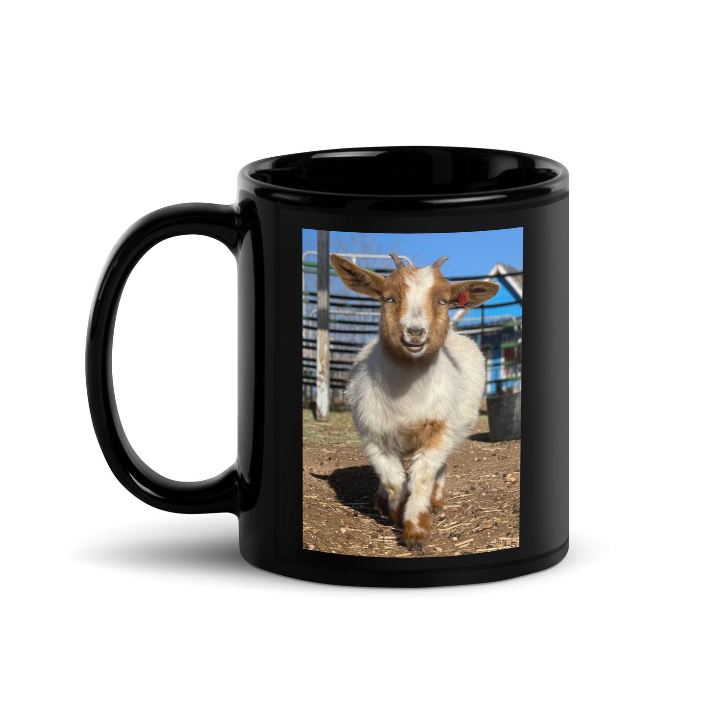 Tiny Dancer: Black Glossy Mug