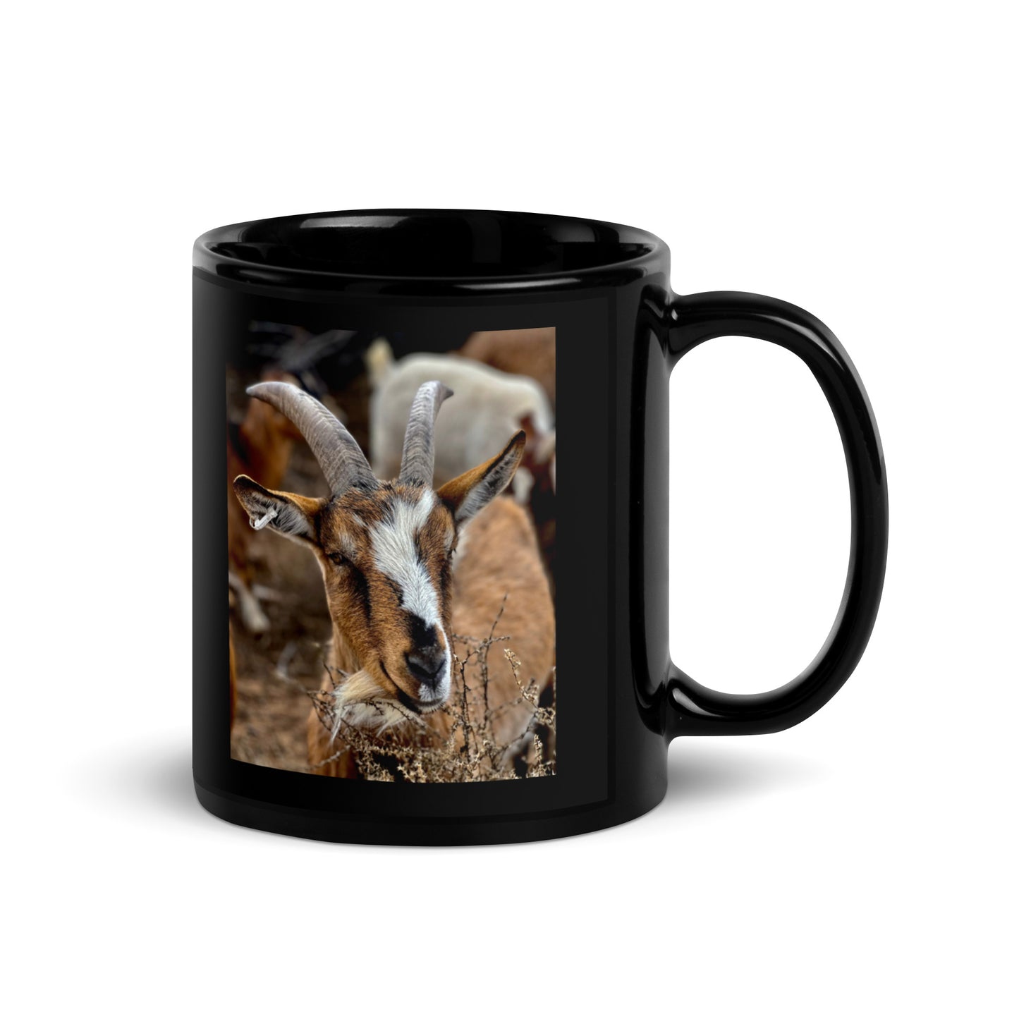 Little Dude: Black Glossy Mug