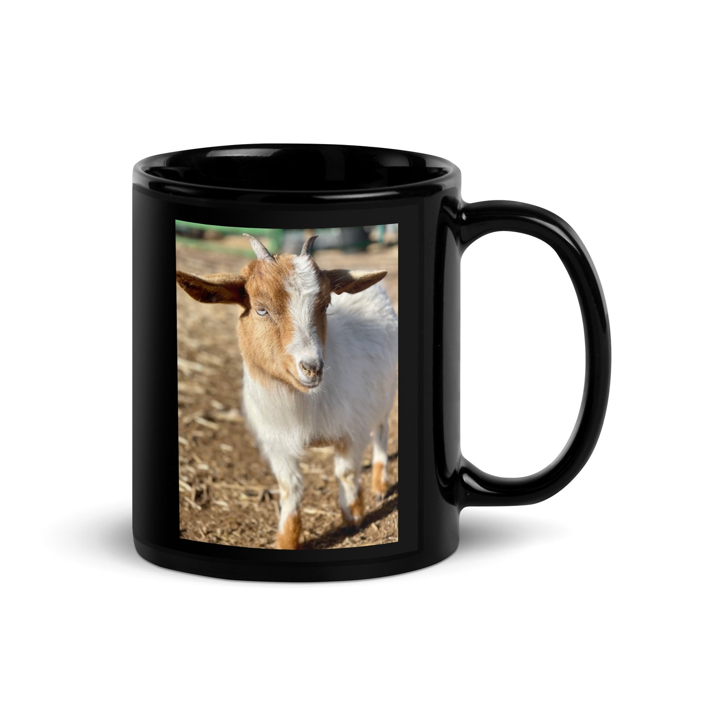 Tiny Dancer Airplane Ears: Black Glossy Mug