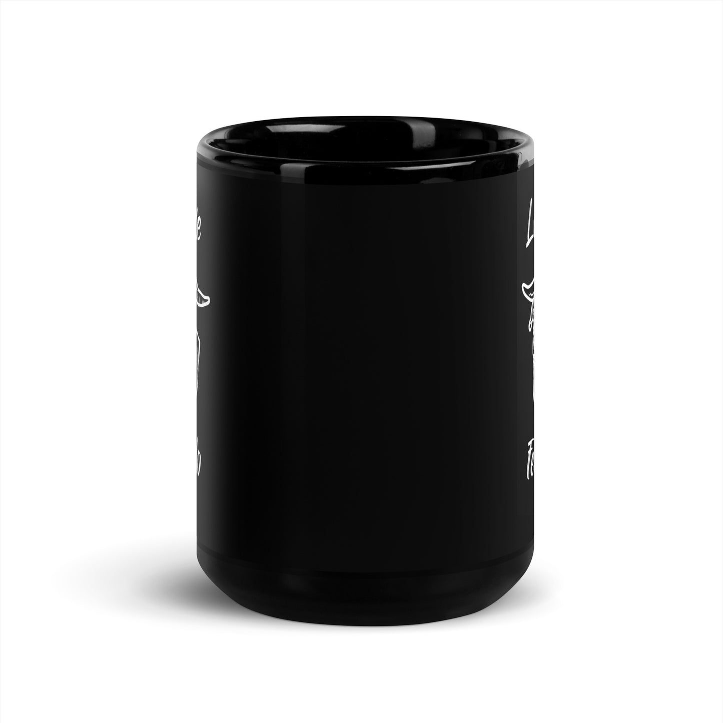 Love Like Fernando: Black Glossy Mug