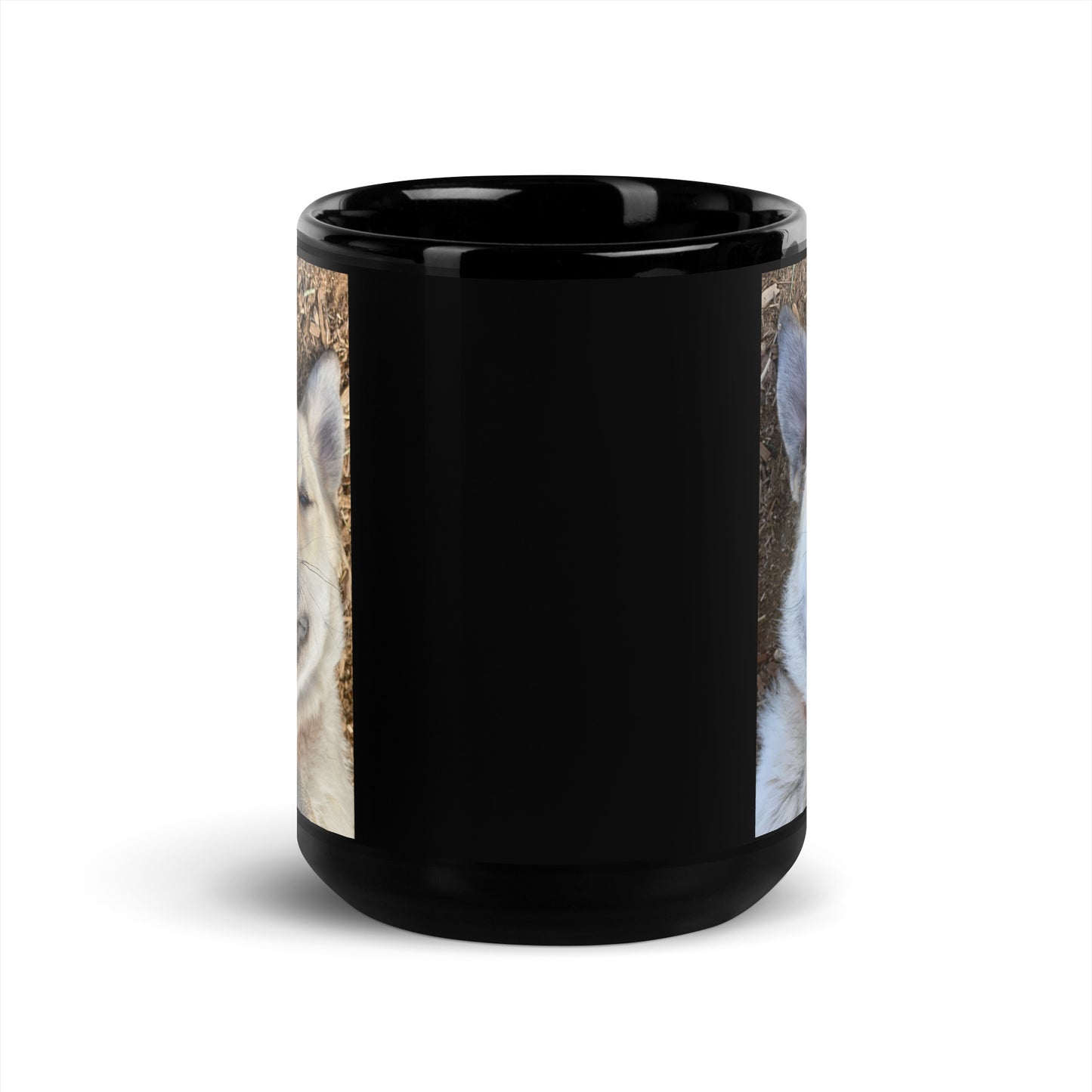 Goofy Gus: Black Glossy Mug