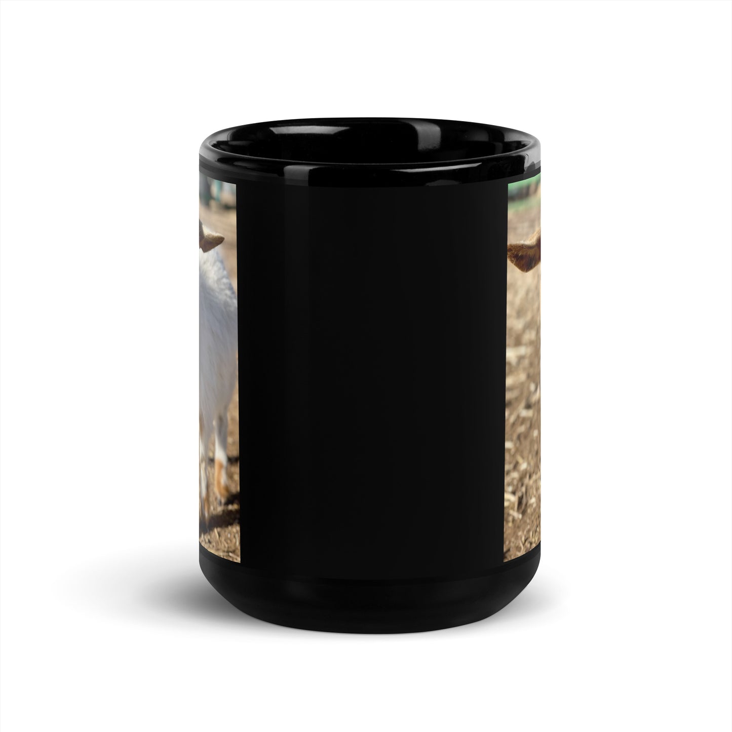 Tiny Dancer Airplane Ears: Black Glossy Mug