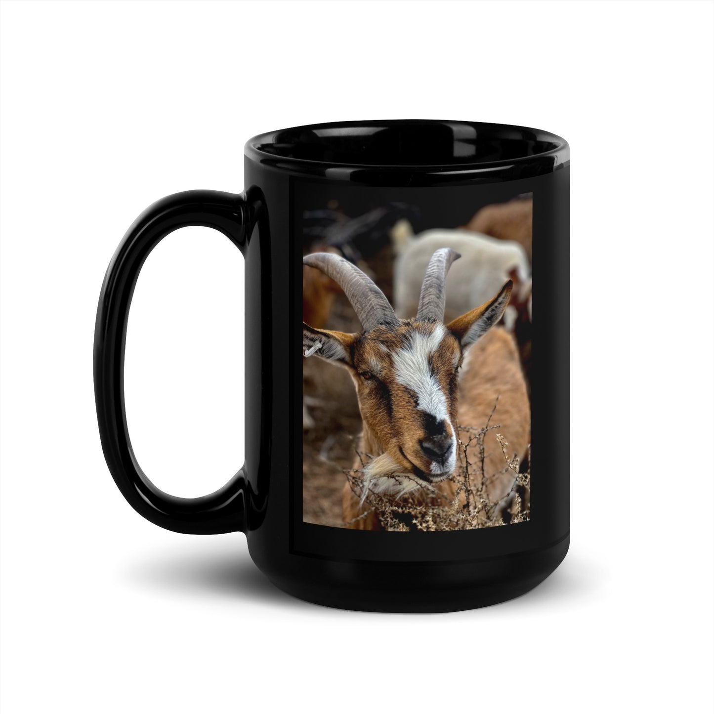 Little Dude: Black Glossy Mug
