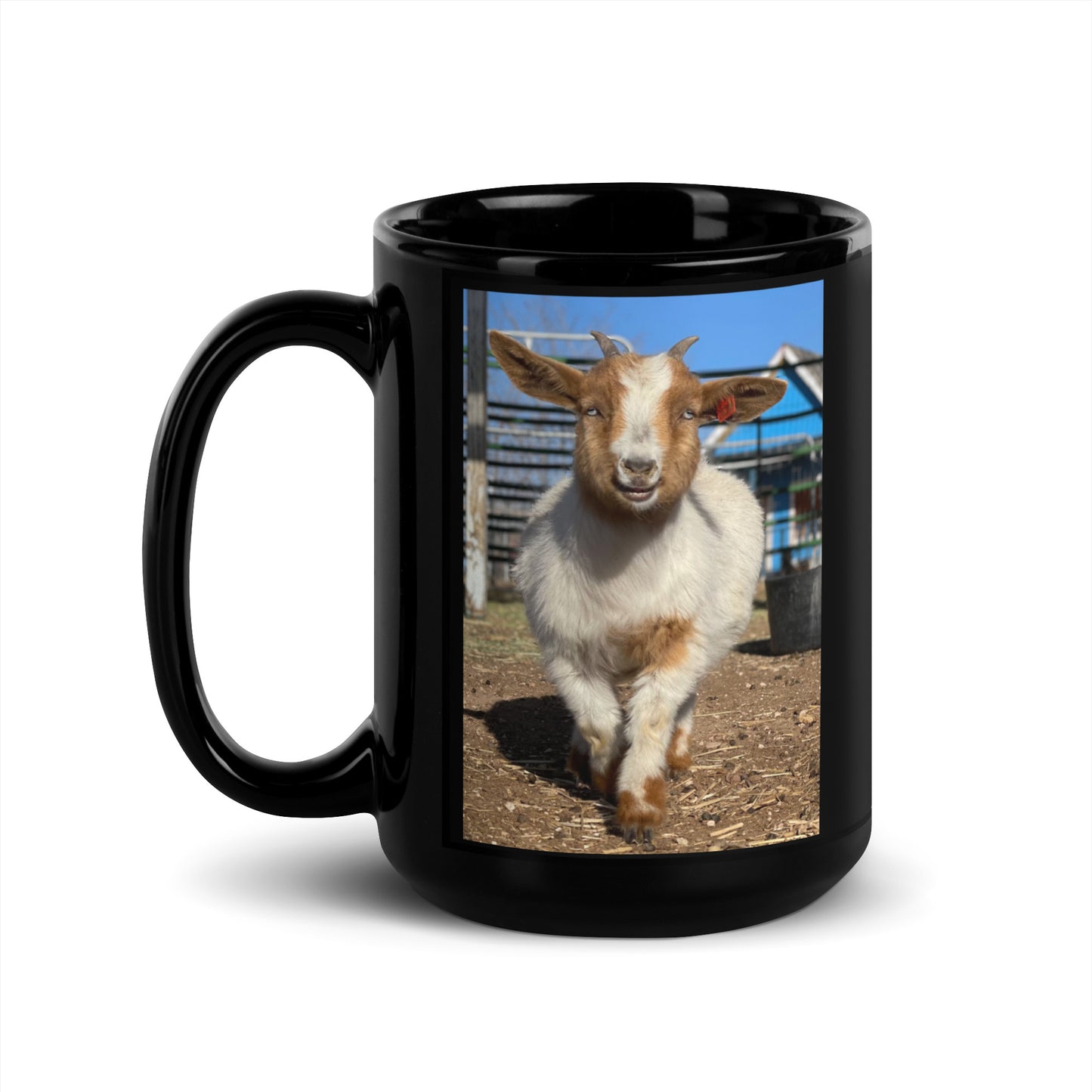 Tiny Dancer: Black Glossy Mug