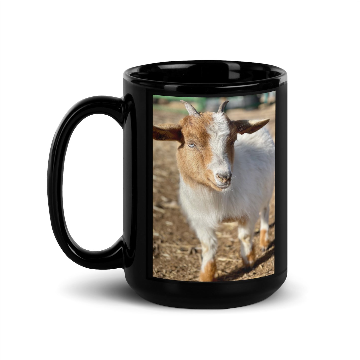 Tiny Dancer Airplane Ears: Black Glossy Mug
