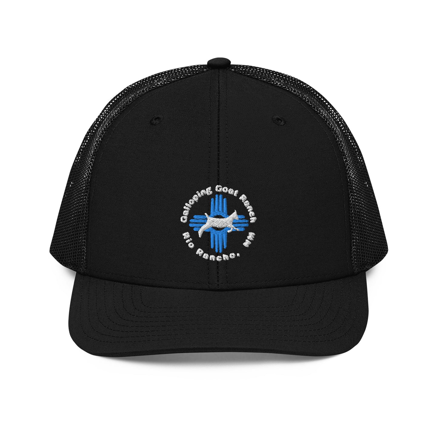 Galloping Goat Round Logo: Trucker Cap