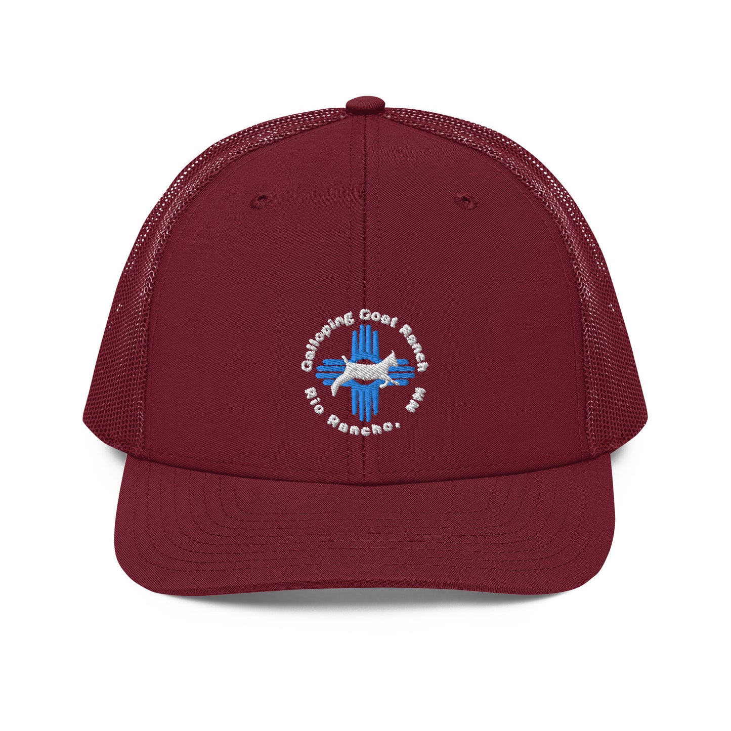 Galloping Goat Round Logo: Trucker Cap