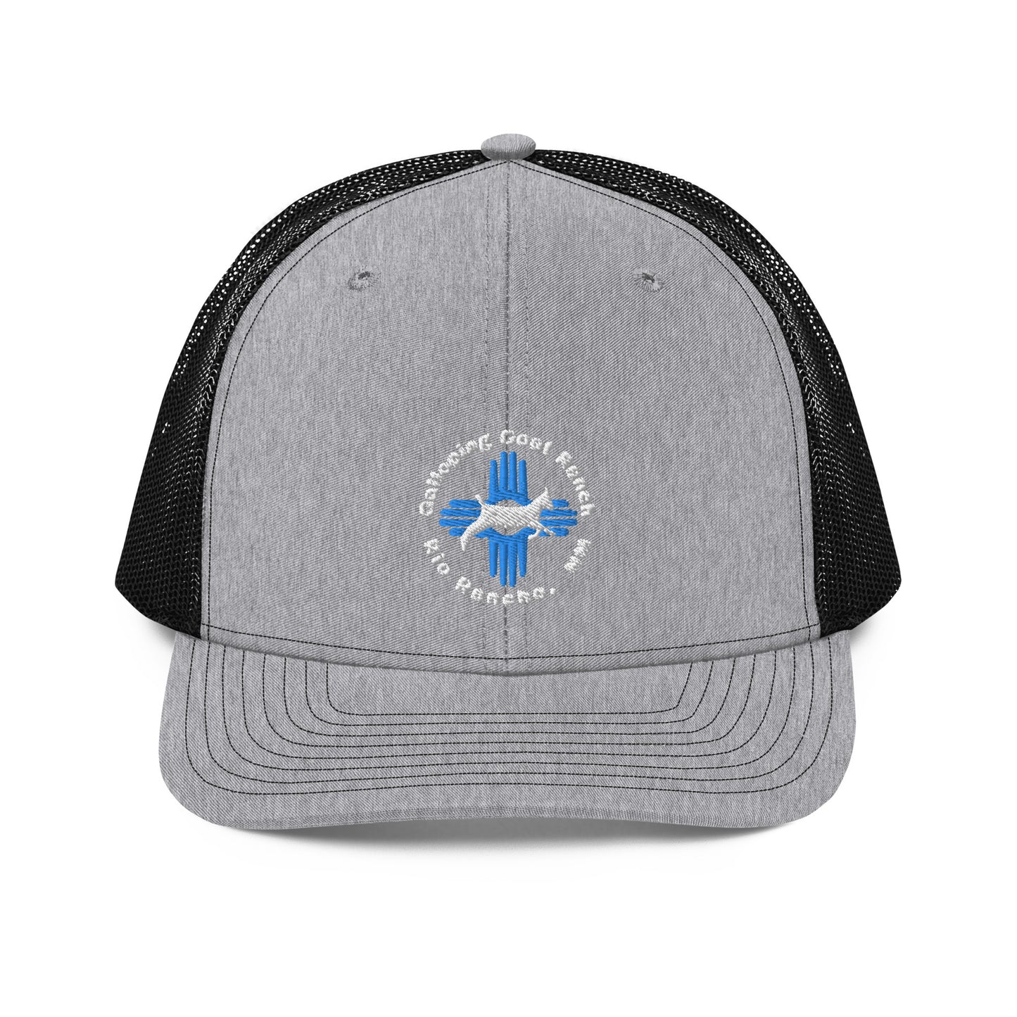 Galloping Goat Round Logo: Trucker Cap