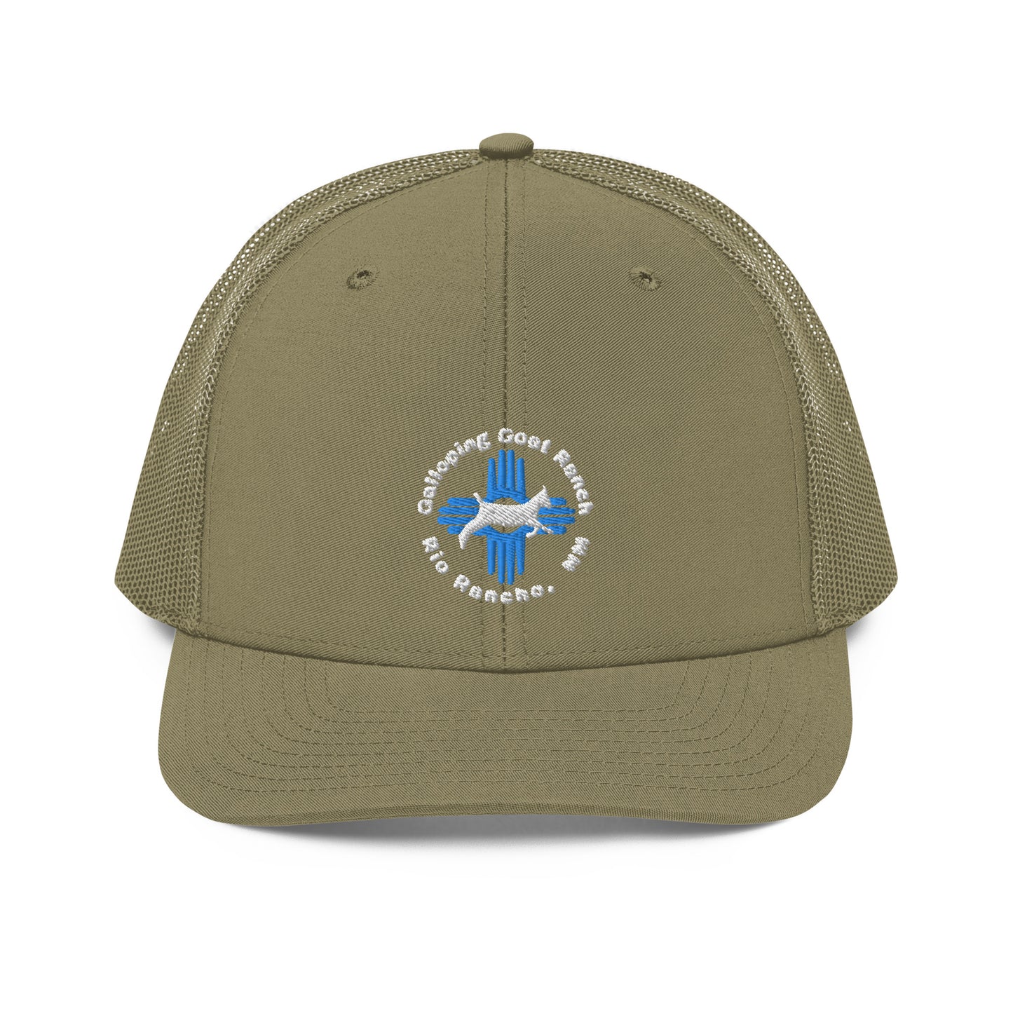 Galloping Goat Round Logo: Trucker Cap