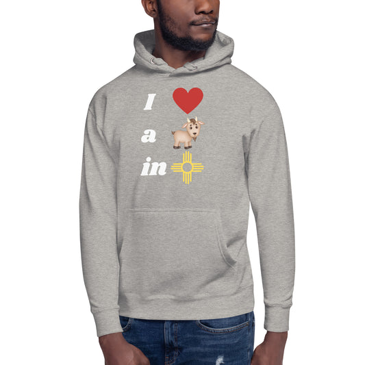 I Love A Goat In New Mexico: Unisex Hoodie