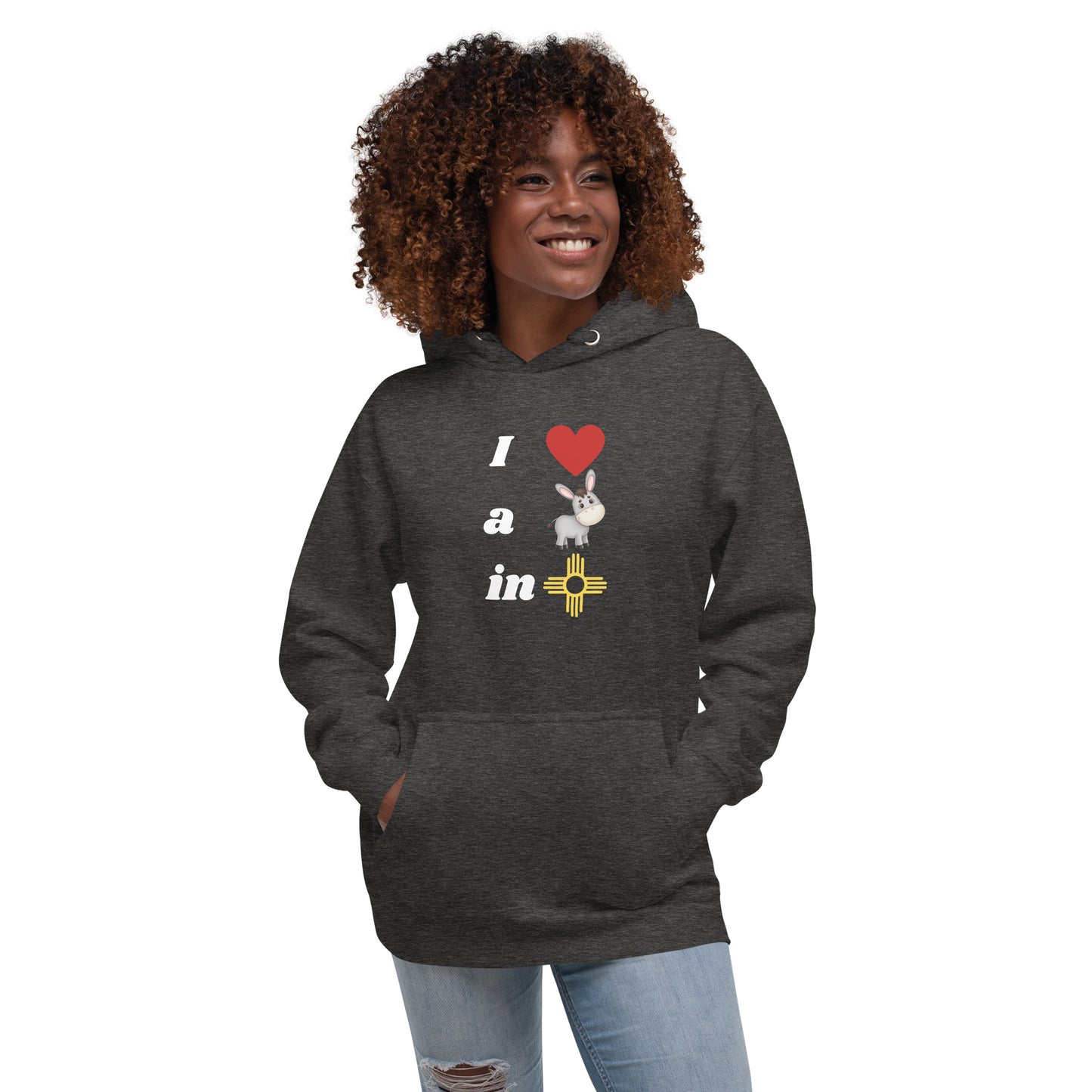 I Love A Donkey In New Mexico: Unisex Hoodie