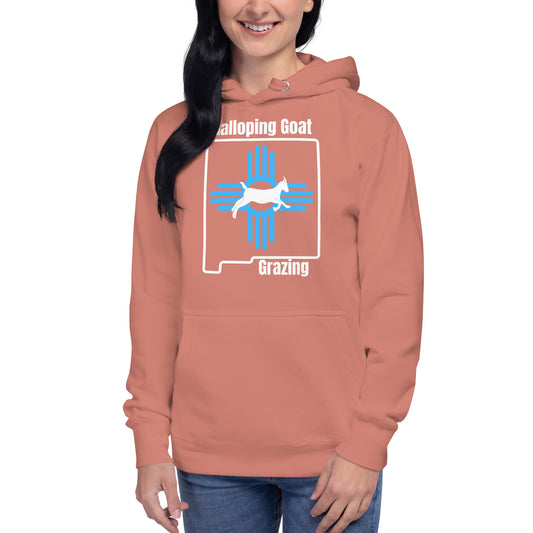 Galloping Goat Grazing NM: Unisex Hoodie