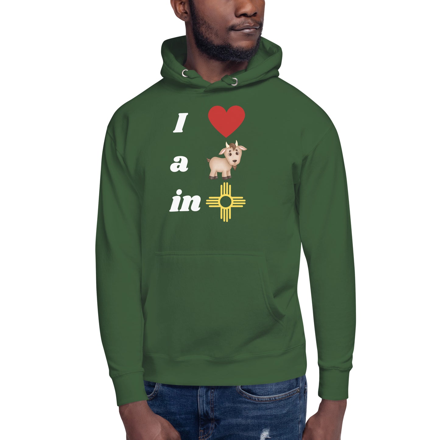 I Love A Goat In New Mexico: Unisex Hoodie