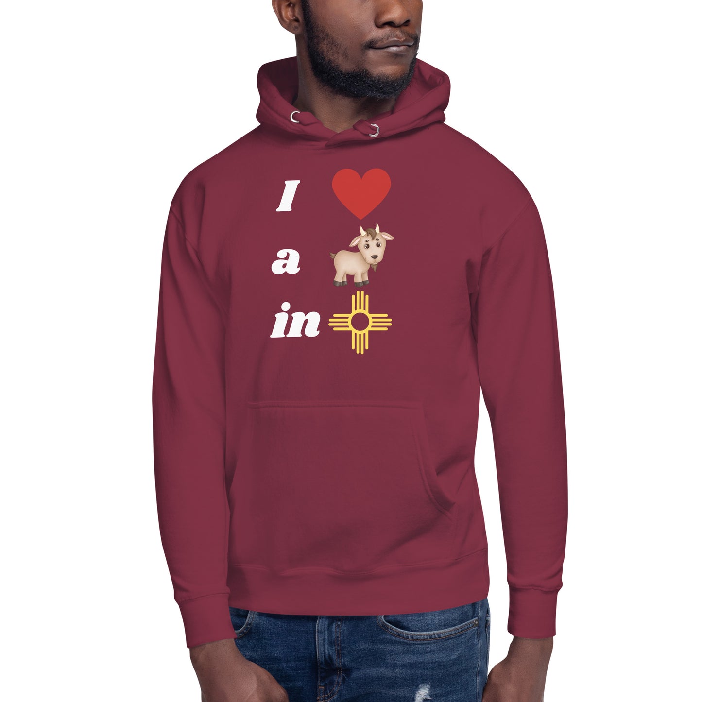 I Love A Goat In New Mexico: Unisex Hoodie
