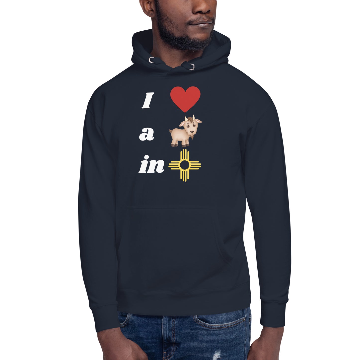 I Love A Goat In New Mexico: Unisex Hoodie