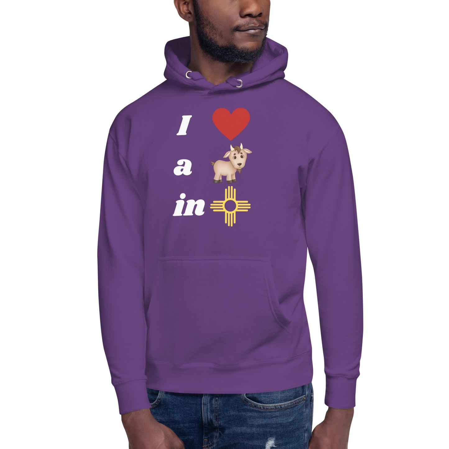 I Love A Goat In New Mexico: Unisex Hoodie