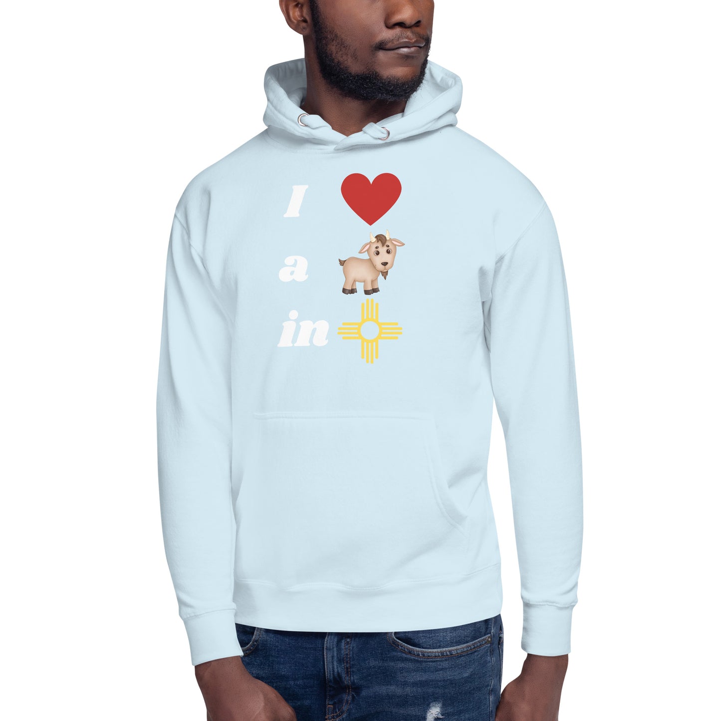 I Love A Goat In New Mexico: Unisex Hoodie