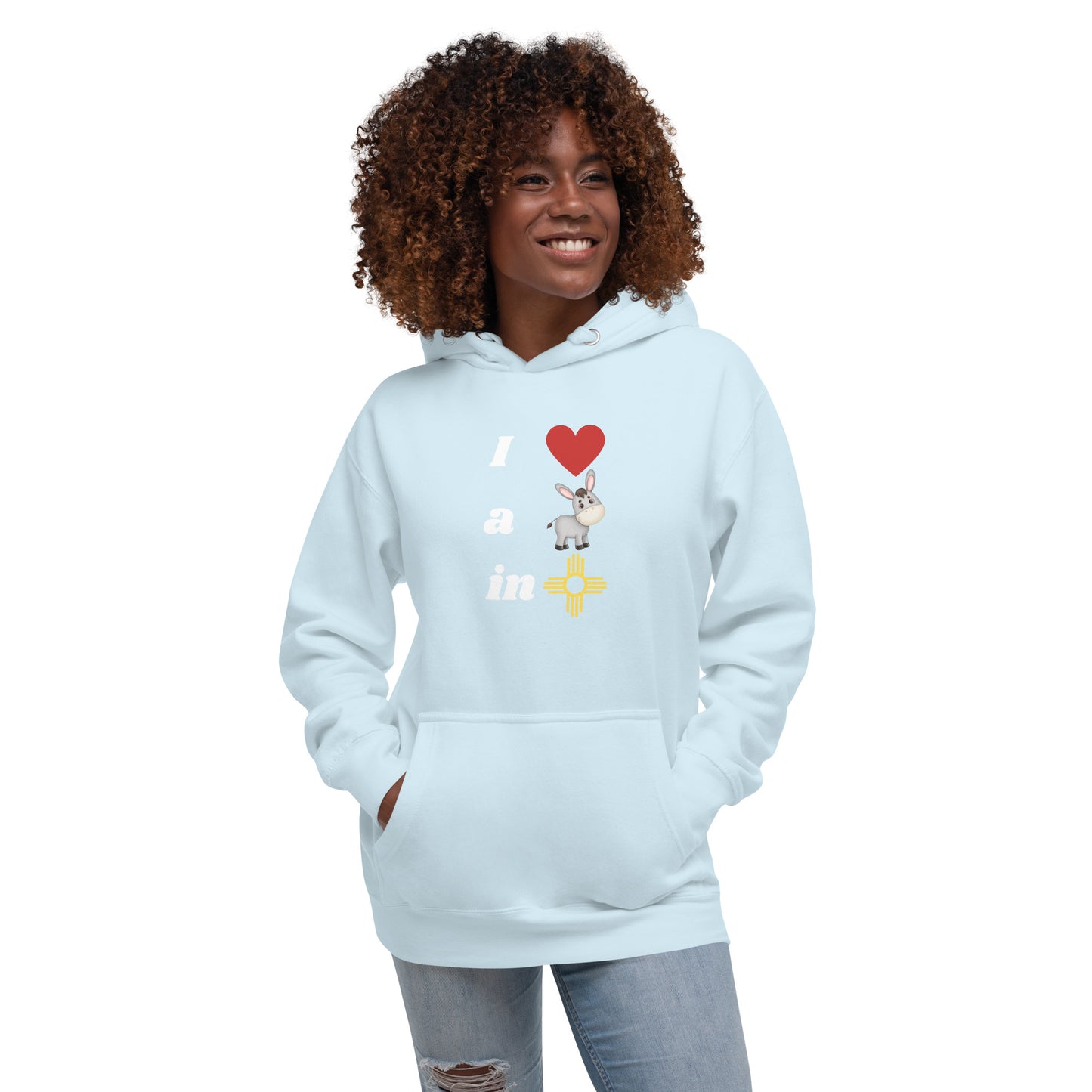 I Love A Donkey In New Mexico: Unisex Hoodie