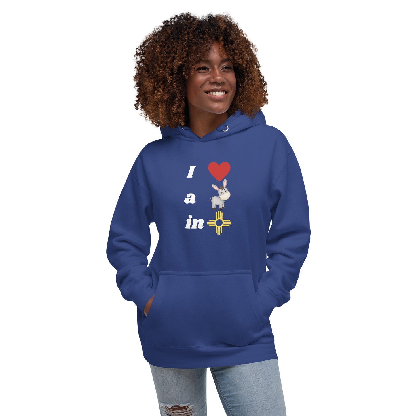 I Love A Donkey In New Mexico: Unisex Hoodie