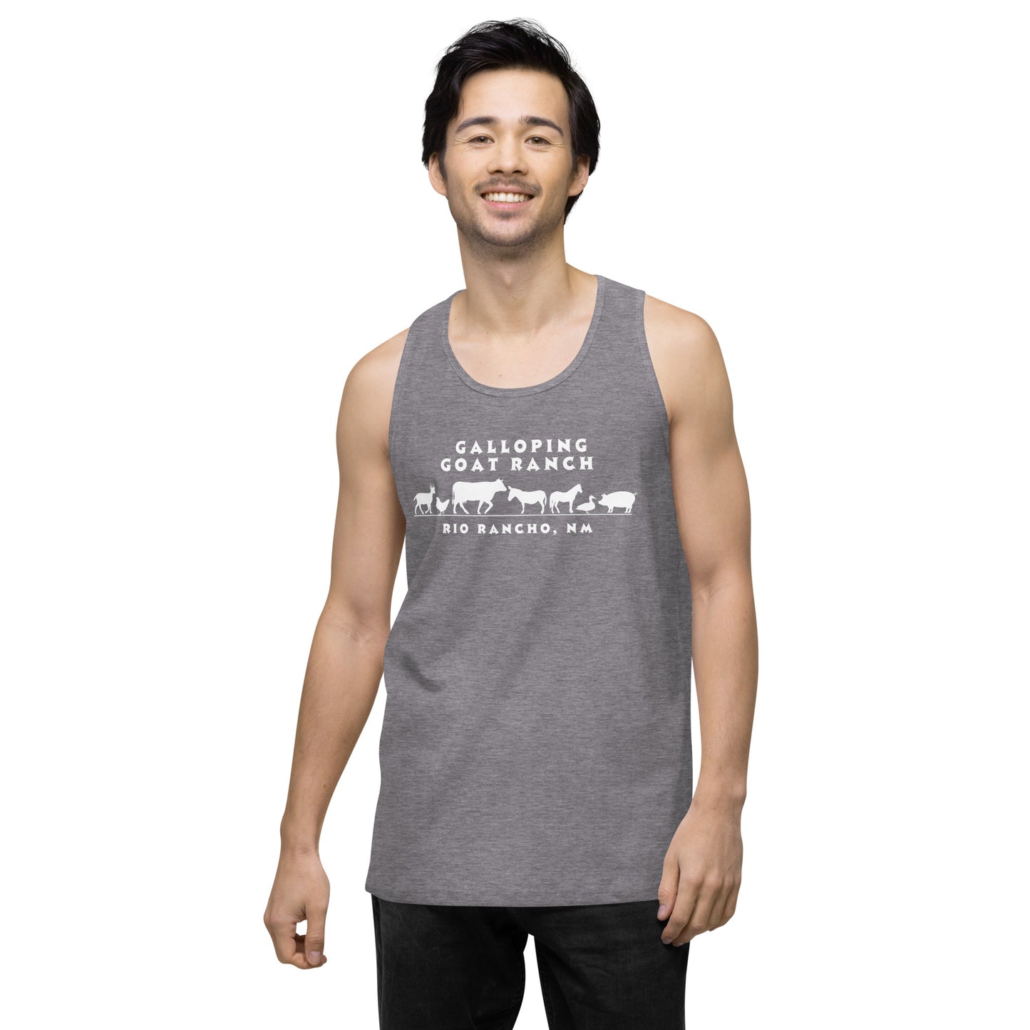 Galloping Goat Ranch: Men’s premium tank top