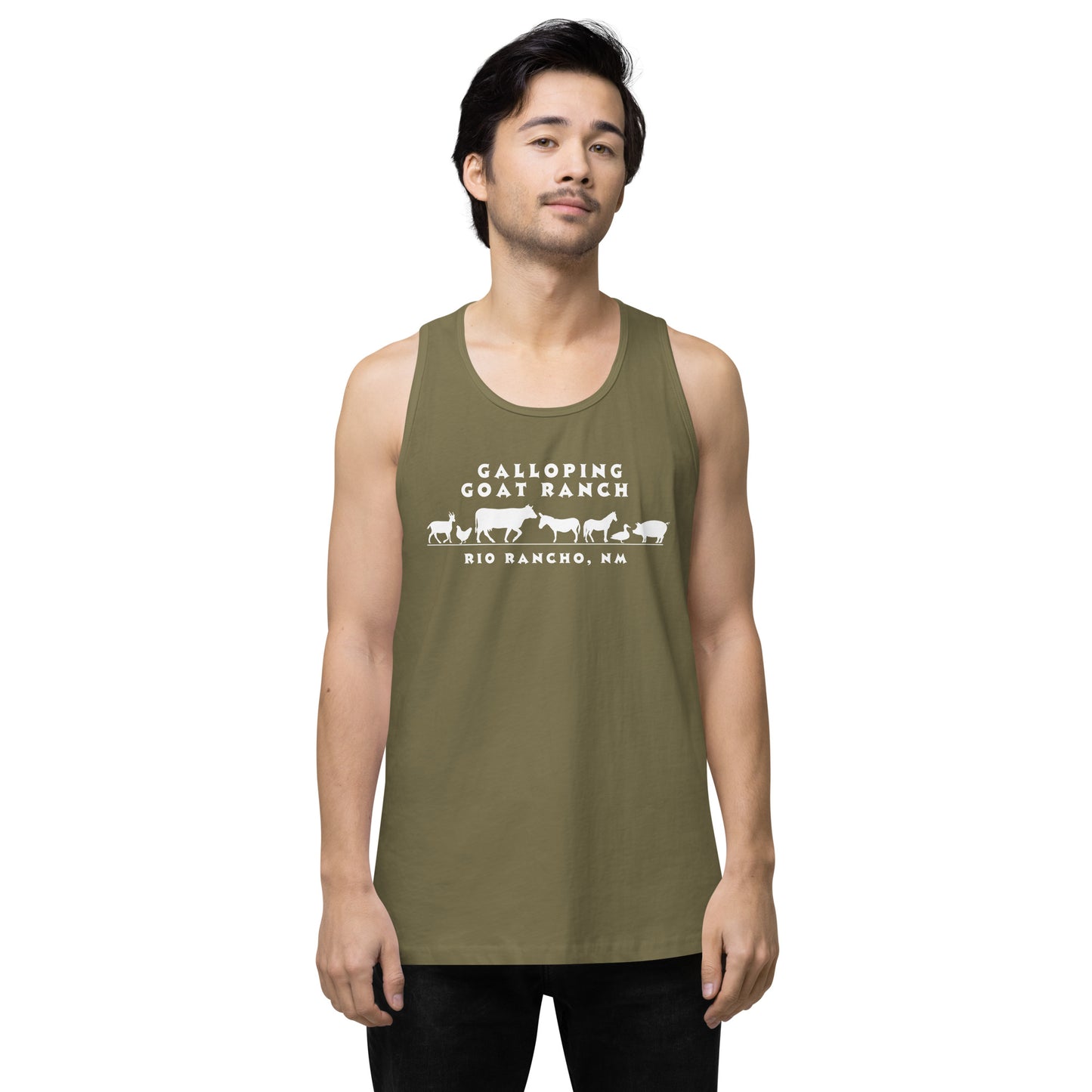 Galloping Goat Ranch: Men’s premium tank top